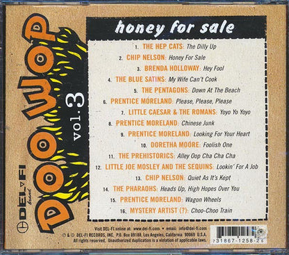 Hep Cats, Chip Nelson, Prentice Moreland, Etc. - Honey For Sale: Doo Wop Volume 3 (CD)