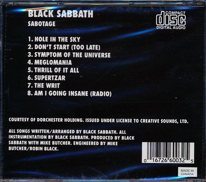 Black Sabbath - Sabotage (CD)