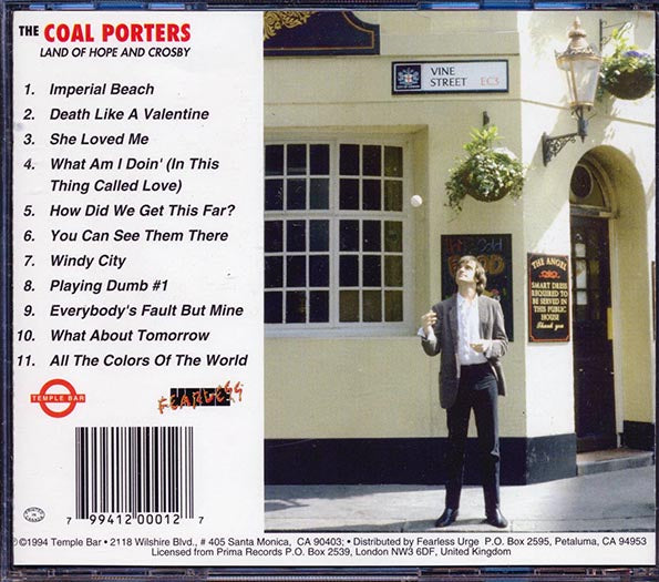 The Coal Porters - Land Of Hope And Crosby (CD)