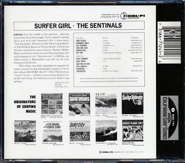 The Sentinals - Surfer Girl (CD)