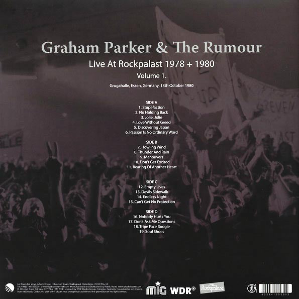 Graham Parker & The Rumour - Live At Rockpalast 1978 + 1980 Volume 1 (LP) - PureSound Records