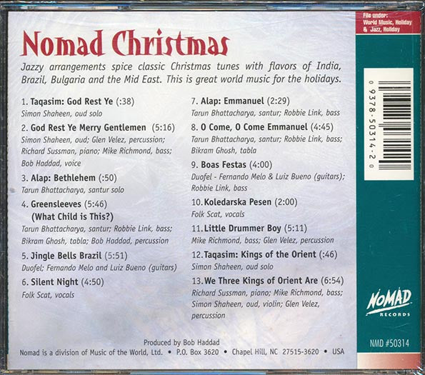Various - Nomad Christmas: A World Music Celebration (CD)