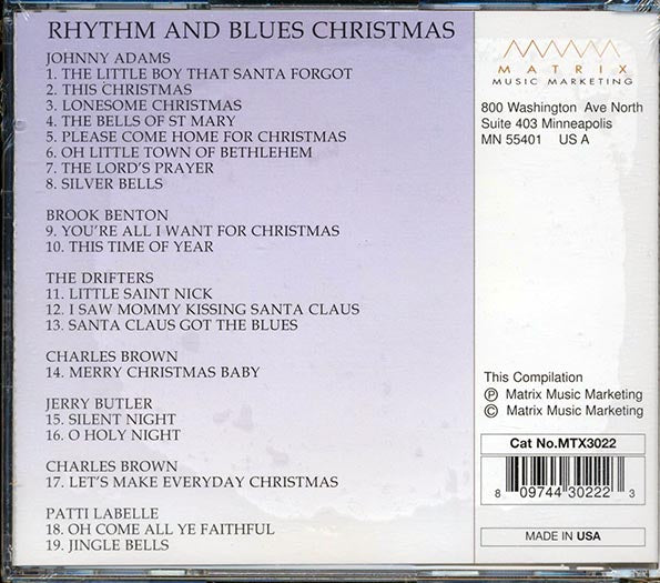 Brook Benton, The Drifters, Johnny Adams, Etc. - Rhythm And Blues Christmas (CD)