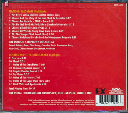 Handel, Tchaikovsky - Messiah And Nutcracker Highlights (CD)