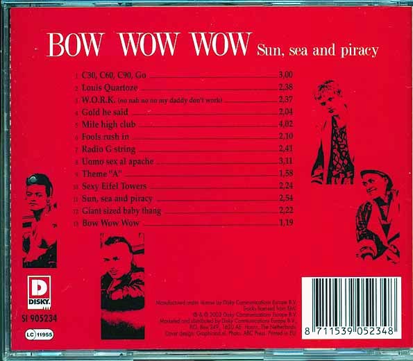 Bow Wow Wow - Sun, Sea And Piracy (CD)