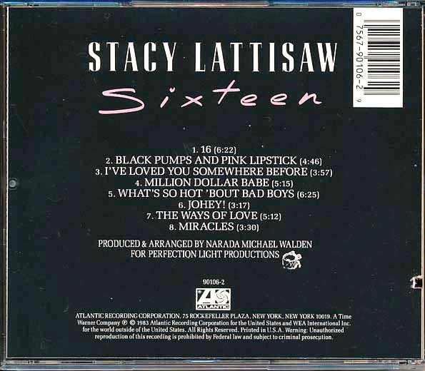 Stacy Lattisaw - Sixteen (CD)