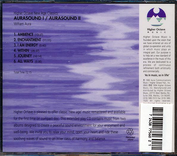 William Aura - Aurasound I + Aurasound 2 (CD)