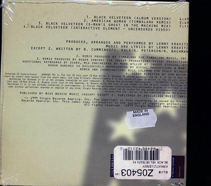 Lenny Kravitz - Black Velveteen (CD)