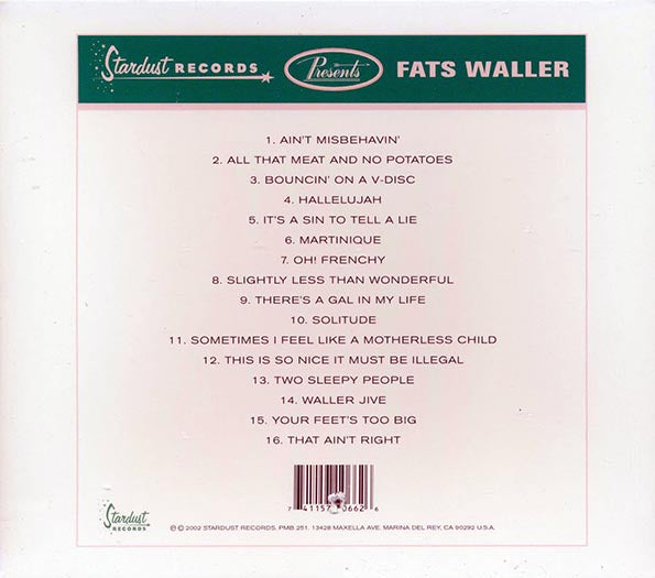 Fats Waller - The Best Of The War Years (CD)
