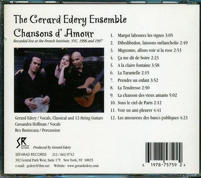 The Gerard Edery Ensemble - Chansons D' Amour (CD)