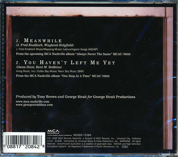 George Strait - Meanwhile (CD)