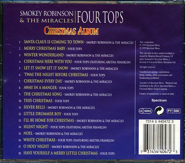 Smokey Robinson & The Miracles, Four Tops - Christmas Album (CD)