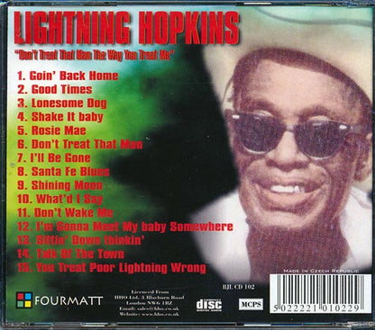 Lightnin' Hopkins - Don't Treat That Man The Way You Treat Me (CD)