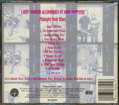 Larry Johnson, John Hammond - Midnight Hour Blues (CD)