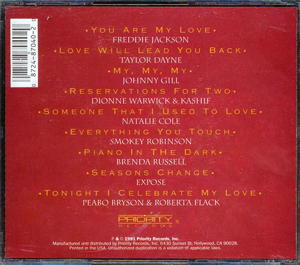 Freddie Jackson, Natalie Cole, Smokey Robinson, Etc. - Making Love (CD)
