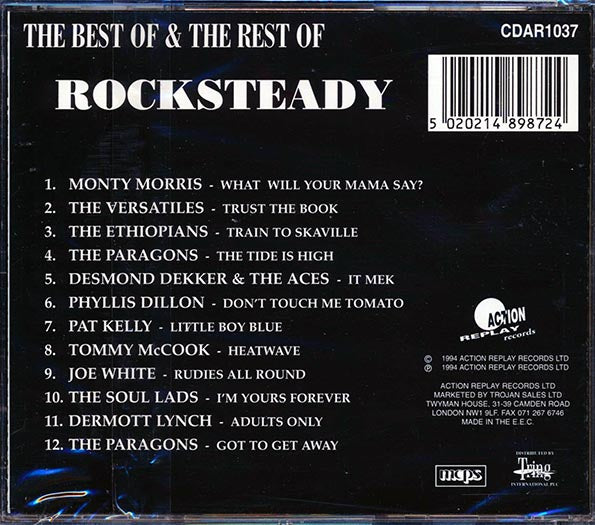 Desmond Dekker, Phyllis Dillon, The Ethiopians, Monty Morris, The Paragons, Etc. - The Best Of & The Rest Of Rock Steady (CD)