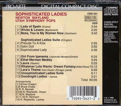 Newton Wayland, Utah Symphony Pops - Sophisticated Ladies (CD)