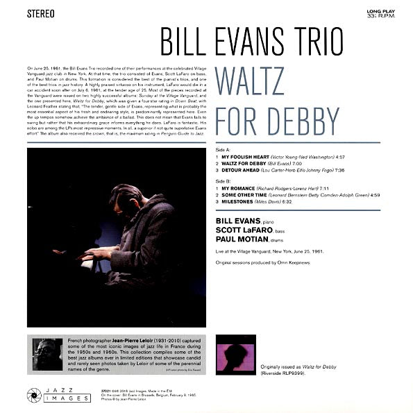 Bill Evans Trio - Waltz For Debby (ltd. ed.) (LP) - PureSound Records