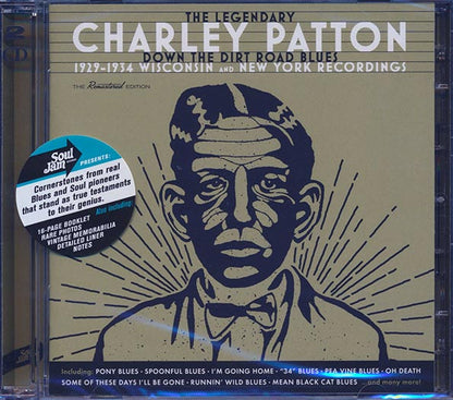 Charley Patton - Down The Dirt Road Blues: 1929-1934 Wisconsin And New York Recordings (2xCD) (incl. large booklet) (CD)