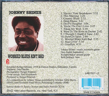 Johnny Shines - Worried Blues Ain't Bad (CD)