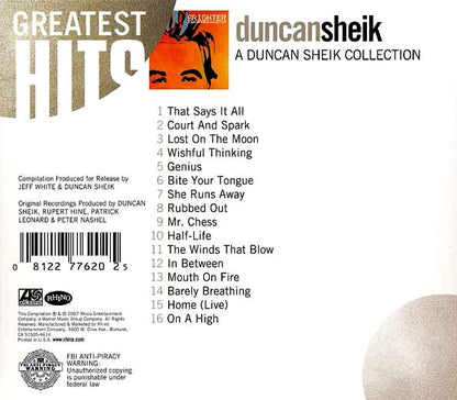Duncan Sheik - Greatest Hits: A Duncan Sheik Collection (CD)