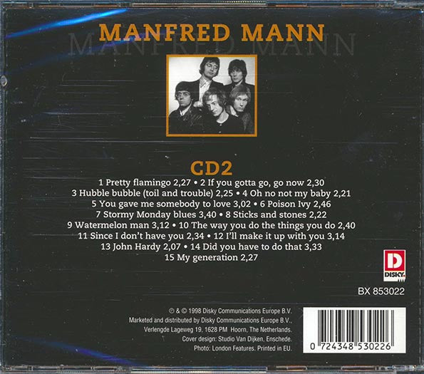 Manfred Mann - Original Gold CD2 (CD)