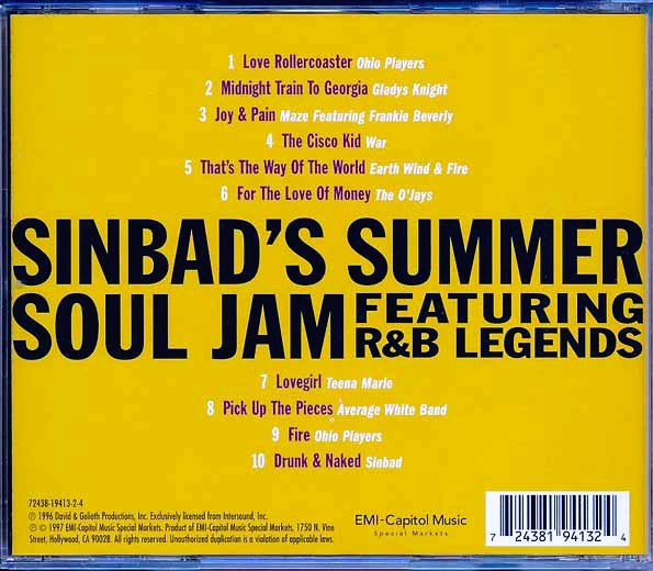 Ohio Players, Gladys Knight, War, Etc. - Sinbad's Summer Soul Jam: Live (CD)