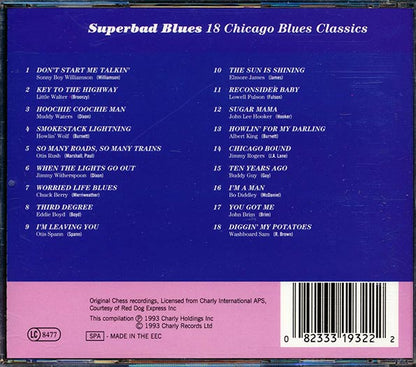 Elmore James, Eddie Boyd, Otis Spann, Etc. - Superbad Blues: 18 Chicago Blues Classics (CD)