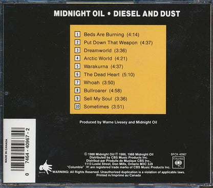 Midnight Oil - Diesel And Dust (CD)