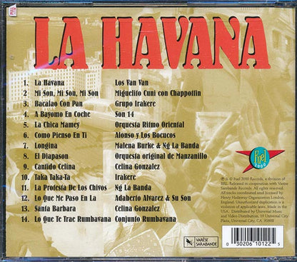 Los Van Van, Grupo Irakere, Son 14, Celina Gonzalez, Etc. - La Havana (CD)