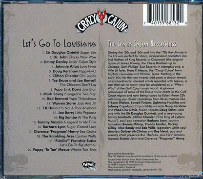 Sir Douglas Quintet, Dr. John, Jimmy Donley, Etc. - Let's Go To Louisiana: The Crazy Cajun Recordings (CD)