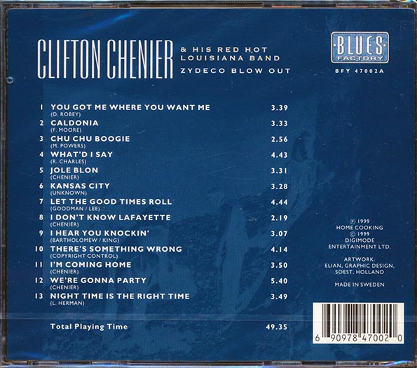 Clifton Chenier - Zydeco Blowout (CD)