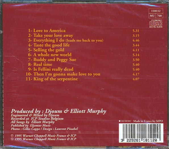 Elliott Murphy - Selling The Gold (CD)