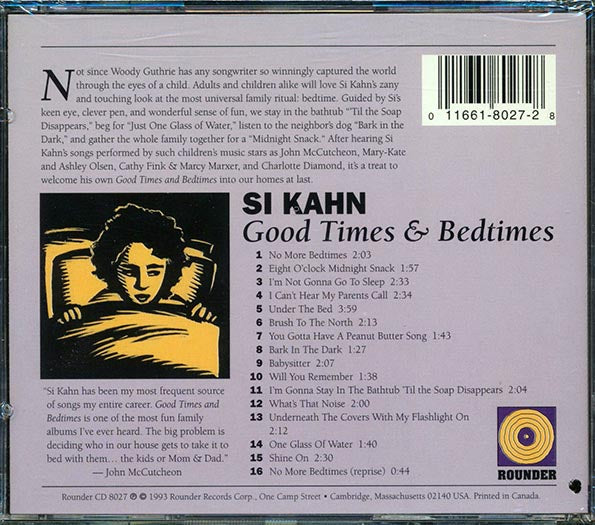 Si Kahn - Good Times And Bedtimes (CD)