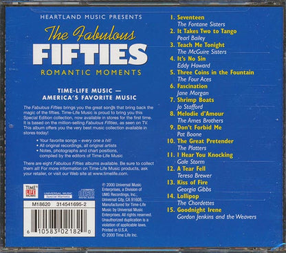Pearl Bailey, Four Aces, Platters, Etc. - The Fabulous Fifties: Romantic Moments (CD)