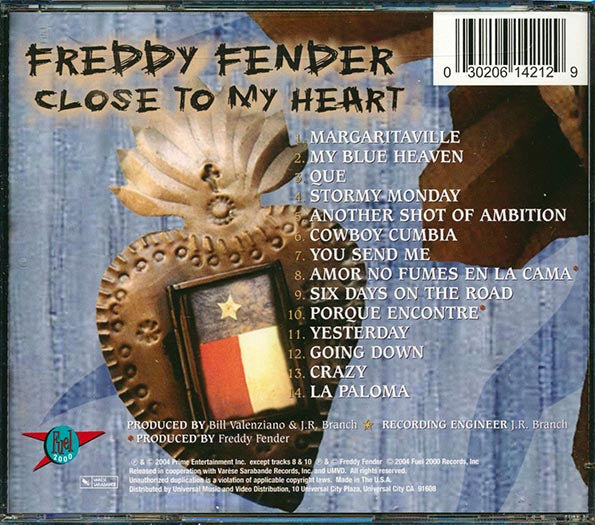 Freddy Fender - Close To My Heart (CD)