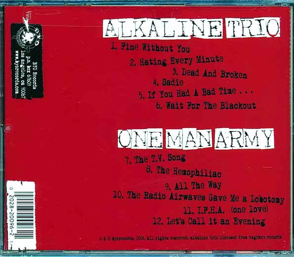 Alkaline Trio, One Man Army - BYO Split Series Volume 5 (CD)