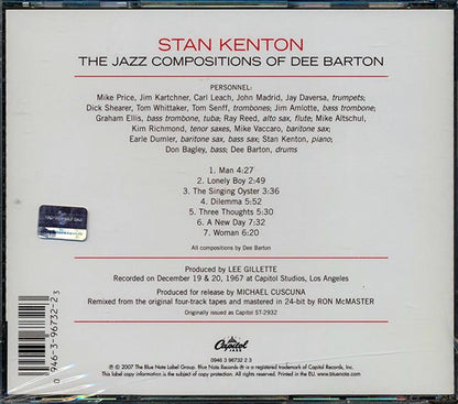 Stan Kenton - Stan Kenton Conducts The Jazz Compositions Of Dee Barton (CD)