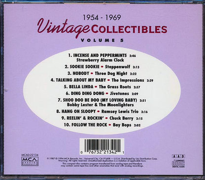 Three Dog Night, Steppenwolf, Impressions, Jivetones, Etc. - Vintage Collectibles 1954-1969 Volume 5 (CD)