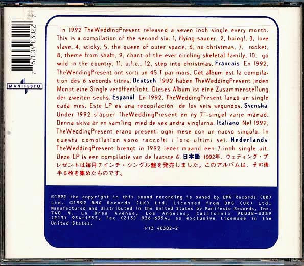 The Wedding Present - Hit Parade 2 (CD)