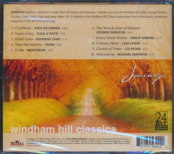 George Winston, Alex De Grassi, Tuck & Patti, Yanni, Etc. - Journeys: Windham Hill Classics (CD)