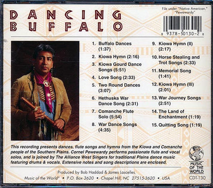 Cornel Pewewardy & The Alliance West Singers - Dancing Buffalo: Dances & Flute Songs From The Southern Plains (CD)