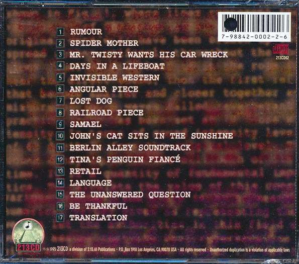 Chris Haskett - Language (CD)