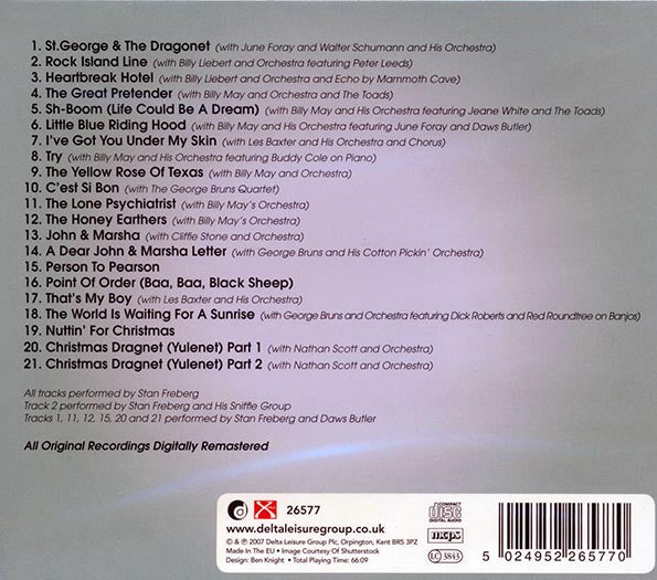 Stan Freberg - The Master Satirist (21 tracks) (CD)