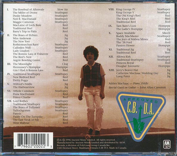 Ashley MacIsaac - Fine Thank You Very Much: A Traditional Album (CD)
