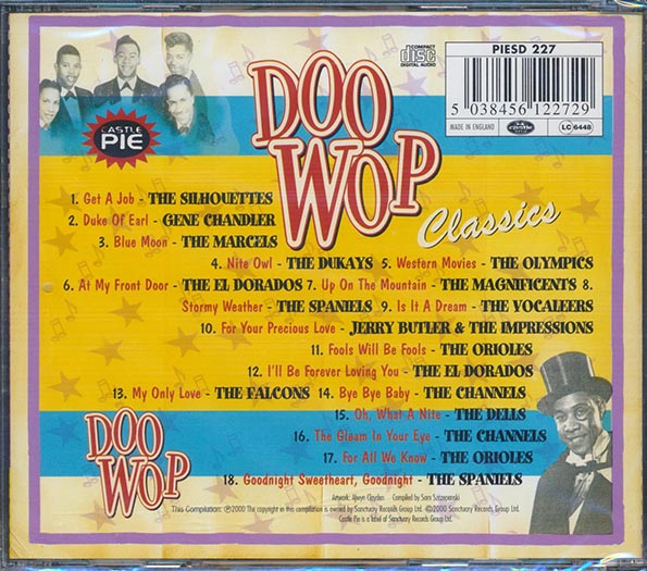 Gene Chandler, The Marcels, Jerry Butler & The Impressions, The Dells, The Silhouettes, Etc. - Doo Wop Classics (CD)
