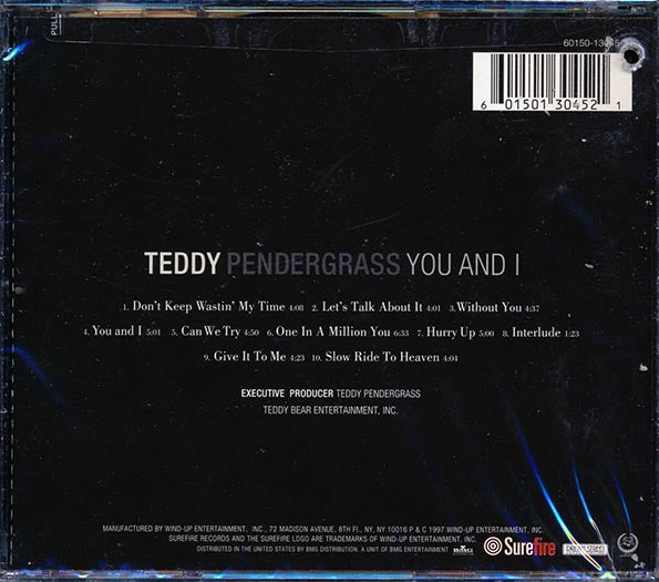 Teddy Pendergrass - You And I (CD)