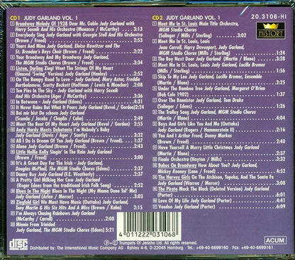 Judy Garland - The Sound Of The Movies Volume 1 (39 tracks) (CD)