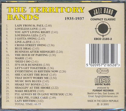 Nate Leslie, Bobby Gordon, Blanche Calloway, Etc. - The Territory Bands 1935-1937 (CD)