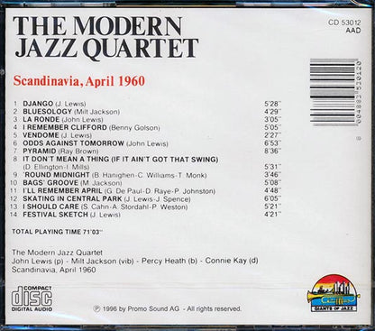 Modern Jazz Quartet - In Concert: Scandinavia April 1960 (CD)